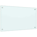 vidaXL 2 db fehér edzett üveg konyhai falburkoló 70 x 40 cm