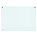 vidaXL 2 db fehér edzett üveg konyhai falburkoló 70 x 50 cm