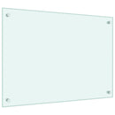vidaXL 2 db fehér edzett üveg konyhai falburkoló 70 x 50 cm