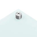 vidaXL 2 db fehér edzett üveg konyhai falburkoló 80 x 50 cm