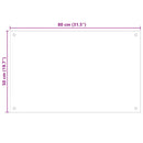 vidaXL 2 db fehér edzett üveg konyhai falburkoló 80 x 50 cm