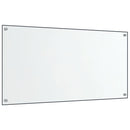 vidaXL 2 db átlátszó edzett üveg konyhai fröccsenésgátló 80 x 40 cm