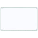 vidaXL 2 db átlátszó edzett üveg konyhai fröccsenésgátló 80 x 50 cm