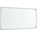 vidaXL 2 db átlátszó edzett üveg konyhai fröccsenésgátló 80 x 60 cm