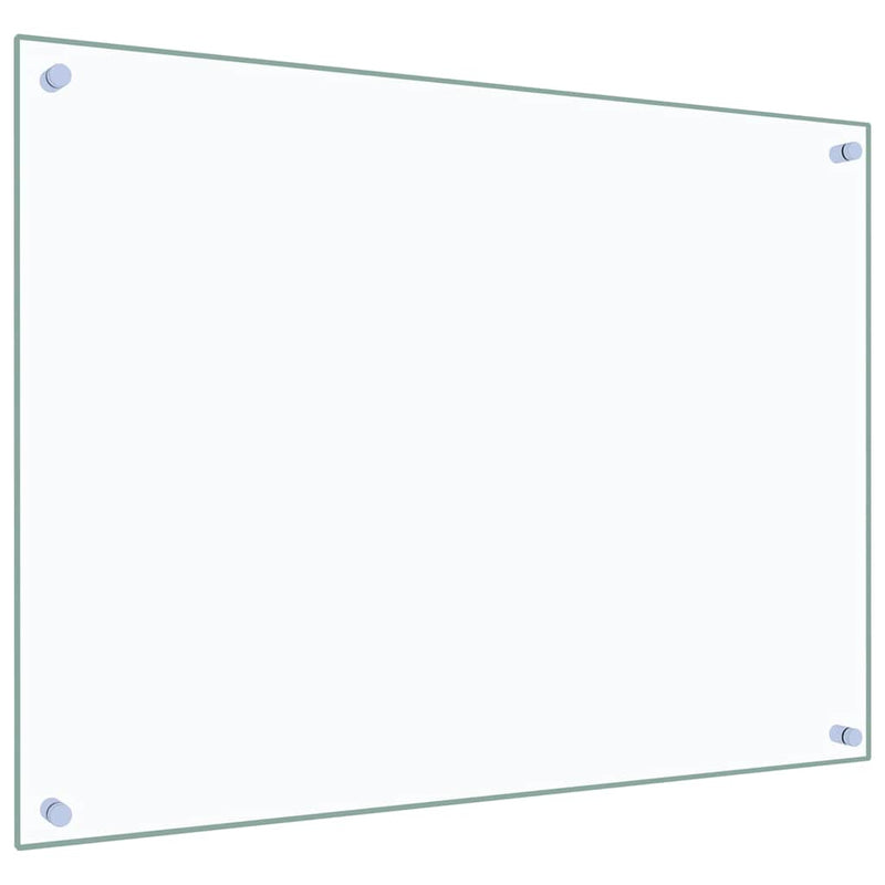vidaXL 2 db átlátszó edzett üveg konyhai fröccsenésgátló 80 x 60 cm