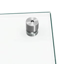 vidaXL 2 db átlátszó edzett üveg konyhai fröccsenésgátló 80 x 60 cm