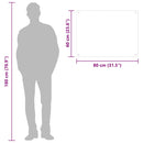 vidaXL 2 db átlátszó edzett üveg konyhai fröccsenésgátló 80 x 60 cm