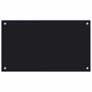 vidaXL 2 db fekete edzett üveg konyhai falburkoló 70 x 40 cm