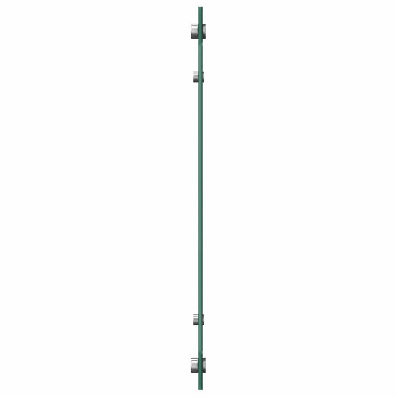 vidaXL 2 db fekete edzett üveg konyhai falburkoló 70 x 50 cm