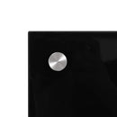 vidaXL 2 db fekete edzett üveg konyhai falburkoló 70 x 60 cm