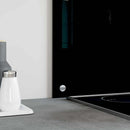 vidaXL 2 db fekete edzett üveg konyhai falburkoló 80 x 50 cm