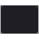 vidaXL 2 db fekete edzett üveg konyhai falburkoló 80 x 60 cm