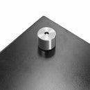 vidaXL 2 db fekete edzett üveg konyhai falburkoló 80 x 60 cm