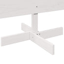 vidaXL fehér tömör fenyőfa karácsonyfa-dekoráció 180 cm