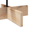 vidaXL tömör fenyőfa karácsonyfa-dekoráció 80 cm