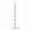 vidaXL meleg fehér LED karácsonyfa 120 LED 180 cm