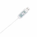 vidaXL meleg fehér LED karácsonyfa 120 LED 180 cm
