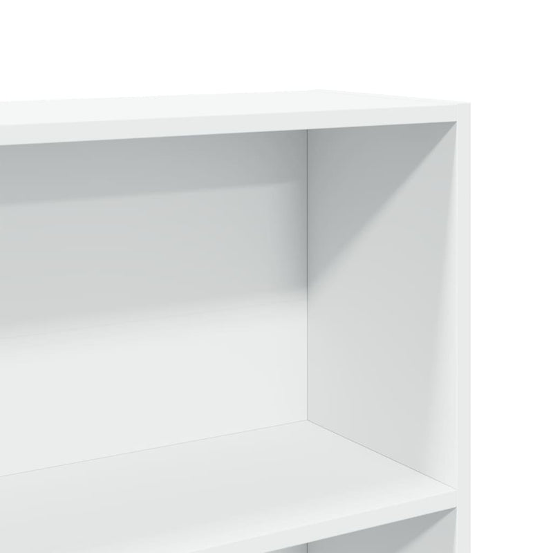 vidaXL fehér szerelt fa könyvszekrény 80 x 30 x 189 cm