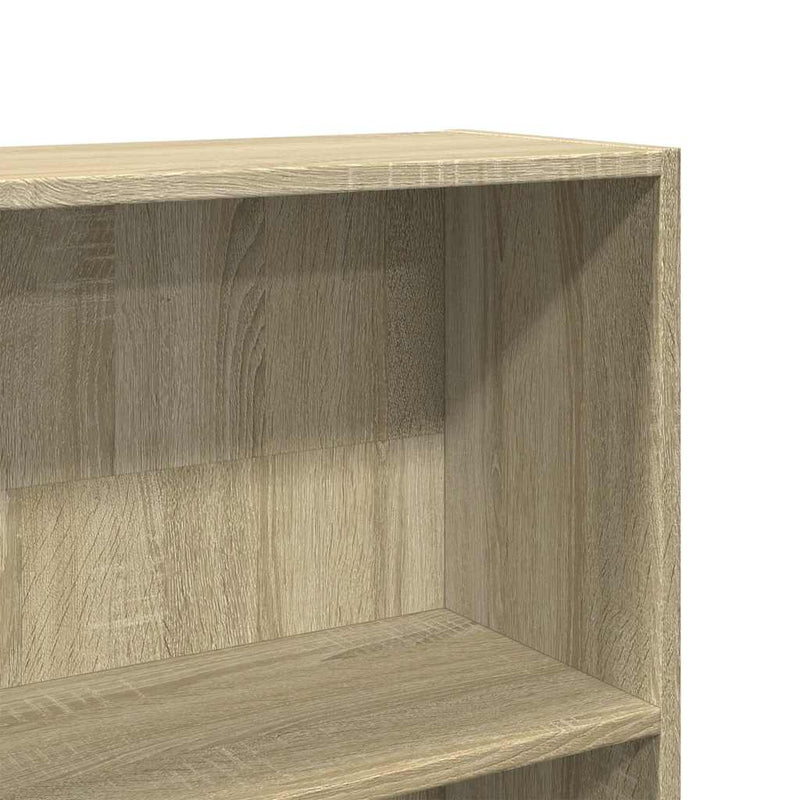 vidaXL sonoma színű szerelt fa könyvszekrény 80 x 30 x 189 cm