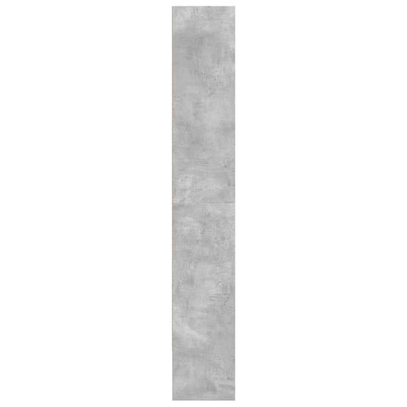 vidaXL betonszürke szerelt fa könyvszekrény 80 x 30 x 189 cm