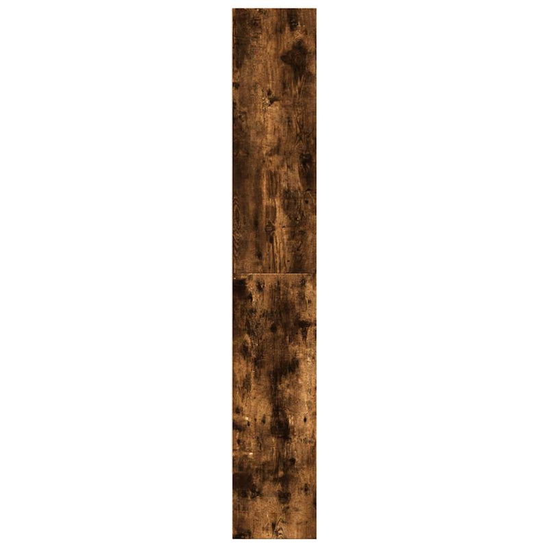 vidaXL füstös tölgy színű szerelt fa könyvszekrény 80 x 30 x 189 cm