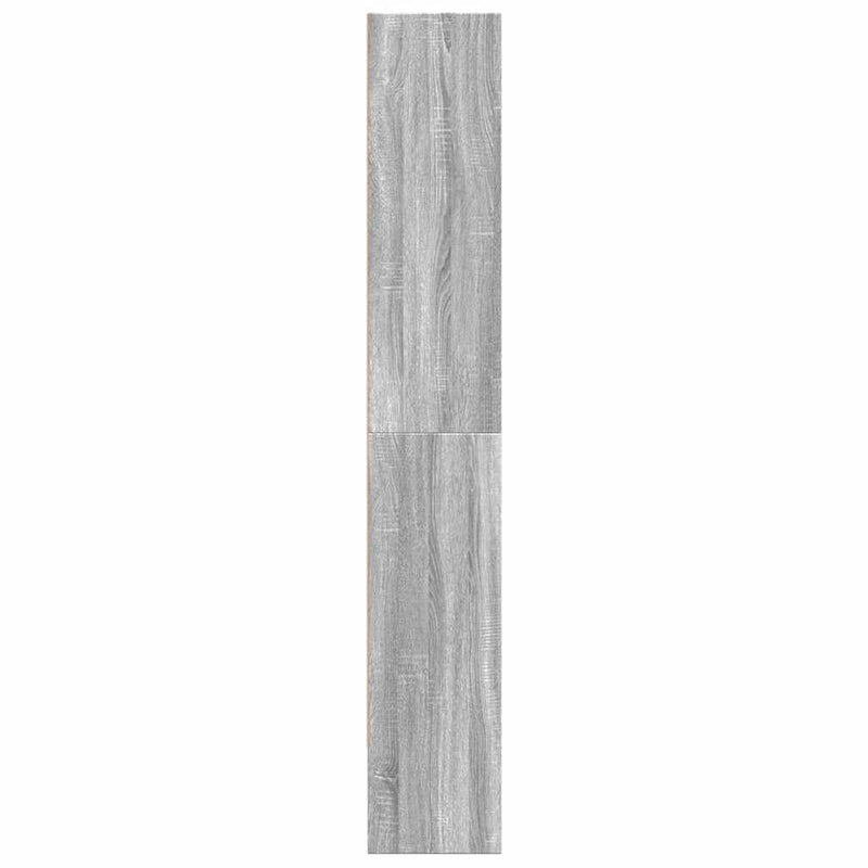 vidaXL szürke sonoma szerelt fa könyvszekrény 80 x 30 x 189 cm