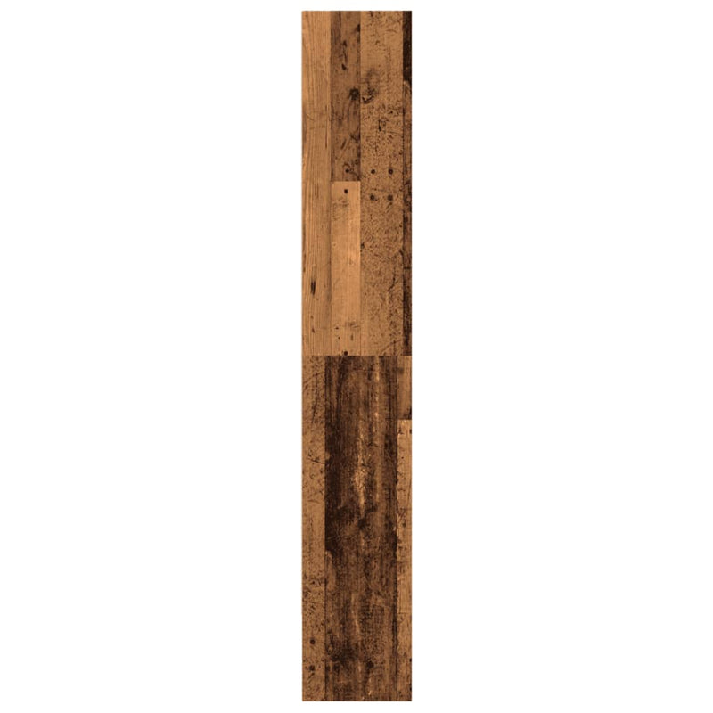 vidaXL antik fa színű szerelt fa könyvszekrény 80 x 30 x 189 cm