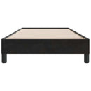 vidaXL fekete bársony rugós ágy matrac nélkül 90x210 cm