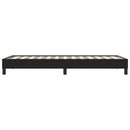 vidaXL fekete bársony rugós ágy matrac nélkül 90x210 cm