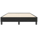 vidaXL fekete bársony rugós ágy matrac nélkül 120x210 cm