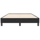 vidaXL fekete bársony rugós ágy matrac nélkül 120x210 cm