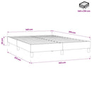 vidaXL sötétzöld bársony rugós ágy matrac nélkül 140x210 cm
