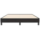 vidaXL fekete bársony rugós ágy matrac nélkül 160x210 cm