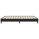 vidaXL fekete bársony rugós ágy matrac nélkül 160x210 cm