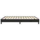 vidaXL fekete bársony rugós ágy matrac nélkül 160x210 cm