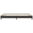 vidaXL fekete bársony rugós ágy matrac nélkül 180x210 cm