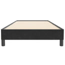 vidaXL fekete bársony rugós ágy matrac nélkül 90x220 cm