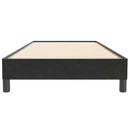 vidaXL fekete bársony rugós ágy matrac nélkül 90x220 cm