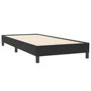 vidaXL fekete bársony rugós ágy matrac nélkül 90x220 cm