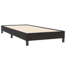 vidaXL fekete bársony rugós ágy matrac nélkül 100x220 cm