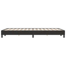vidaXL fekete bársony rugós ágy matrac nélkül 120x220 cm