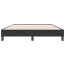 vidaXL fekete bársony rugós ágy matrac nélkül 140x220 cm
