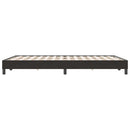 vidaXL fekete bársony rugós ágy matrac nélkül 140x220 cm