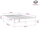 vidaXL sötétzöld bársony rugós ágy matrac nélkül 140x220 cm