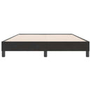 vidaXL fekete bársony rugós ágy matrac nélkül 160x220 cm