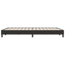 vidaXL fekete bársony rugós ágy matrac nélkül 160x220 cm