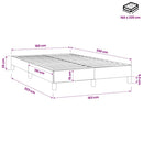 vidaXL sötétzöld bársony rugós ágy matrac nélkül 160x220 cm
