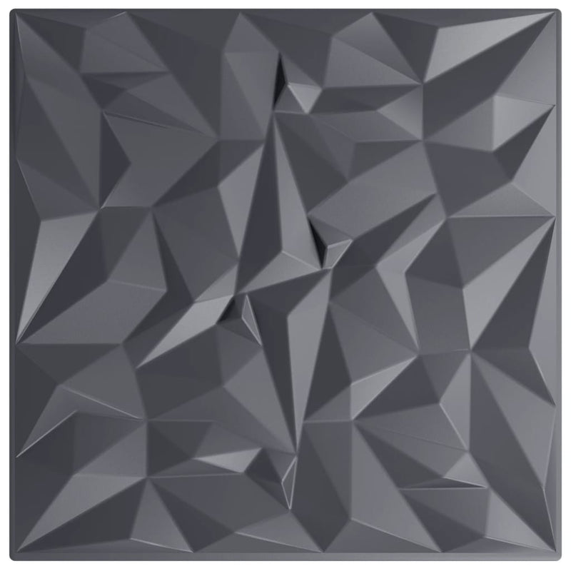 vidaXL 24 db szürke XPS ametisztmintás fali panel 50 x 50 cm 6 m²