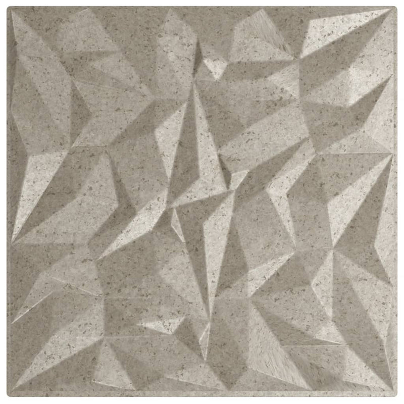 vidaXL 12 db betonmintás XPS ametisztmintás fali panel 50 x 50 cm 3 m²