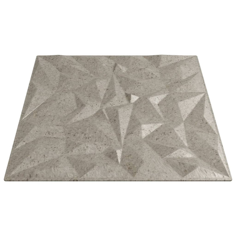 vidaXL 12 db betonmintás XPS ametisztmintás fali panel 50 x 50 cm 3 m²